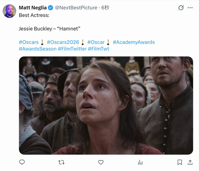 九游-杰西·巴克利凭《哈姆奈特》获奥斯卡最佳女主角|TNA|杰西-巴克利_新浪新闻